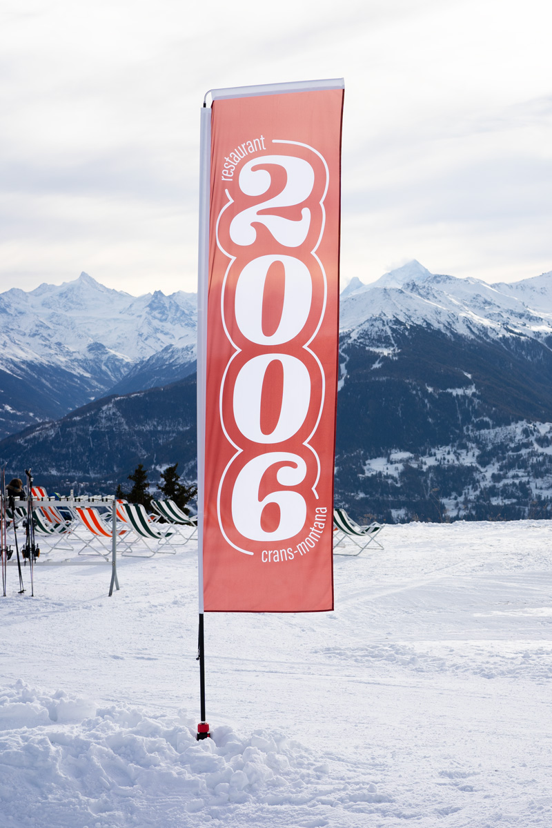 Drapeau brandé pour le 2006, réalisé par Calea